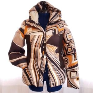 Pucci Parka w/ Leather Panels - Size 12 RUNS SMALL